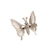 Chris Rubin Butterfly Hair Clip - Silver