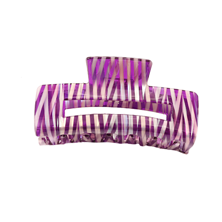 Chris Rubin Ruby Hårklämma - Purple Strips