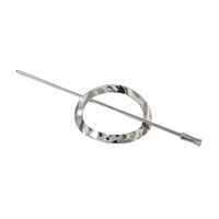 Chris Rubin Nova Oval Hair Cuff - Silver