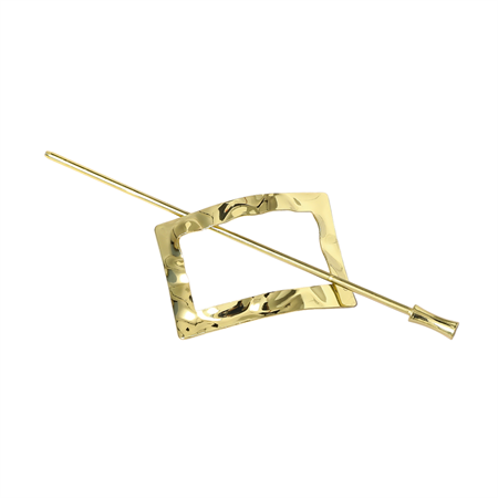 Chris Rubin Nova Rectangle Hair Cuff - Guld