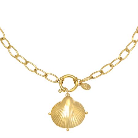 SOHO Clam Necklace - Guld
