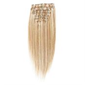 Clip-on Hair Extensions 65 cm #27/613 Ljusblond Mix