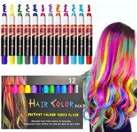 Hårkrita - Hair Chalk Color Pen - 12 färger