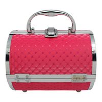 AVERY® Smyckeskrin / Makeup Round aluminium, rosa