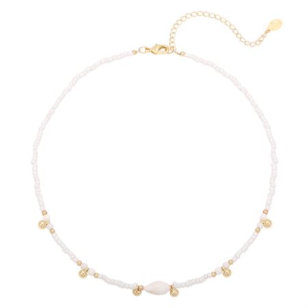 SOHO Ila Pearl Necklace - Vit