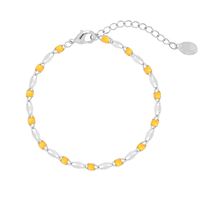 SOHO Kora Armband - Silver / Gul