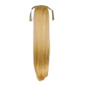 Pony tail extensions syntet Straight Mörkblond 27# 