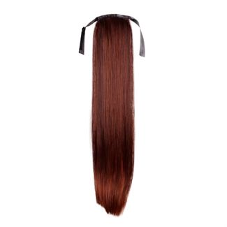 Pony tail extensions syntet Straight Röd 33#