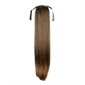 Pony tail extensions syntet straight Ljus brun 6#