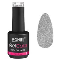 RONIKI Gel Nagellack Diamond Silver (DH02)