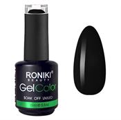 RONIKI Gel Nagellack Black (01)