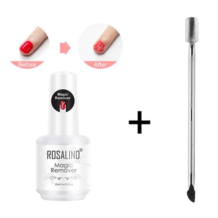 ROSALIND Magic Remover + Nagelbandskubbare