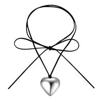 Chris Rubin Reva Hjärta Choker Halsband - Silver