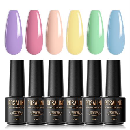 ROSALIND Mini Gel Polishes / Nagellack - Pastel Collection (RATC6-008)