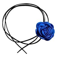 Chris Rubin Rose Choker Halsband - Blå