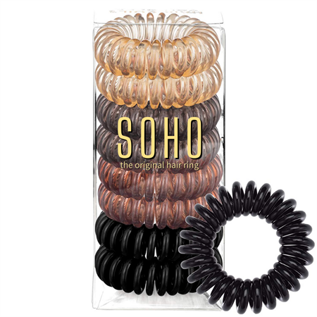 SOHO® Spiral Hårsnoddar, Mother Earth - 8 st.