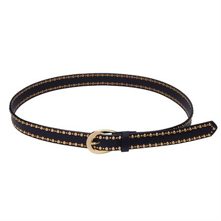 SOHO Stud Belt - Svart / Guld