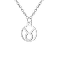 Zodiak Halsband: Oxen - Zodiak, Silver