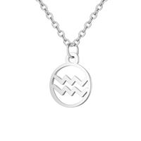 Zodiak Halsband: Vattumannen - Zodiak, Silver