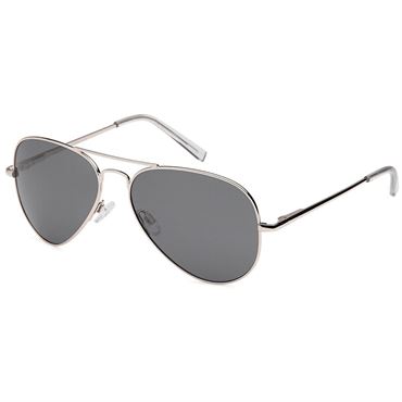 Lux® Aviator Classic Pilot Solglasögon med silverbågar