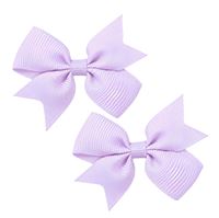 SOHO Ayla XL Hårspännen med Rosett, 2 st - Light Lavender