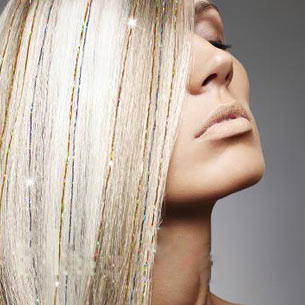 Hair Tinsels - Glitter hårförlängningar