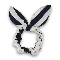 Scrunchie med rosett - Sailor Stripes