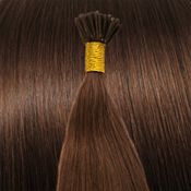 50 cm Cold Fusion hair extensions Rödbrun 30#