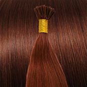 50 cm Cold Fusion hair extensions Röd 33#