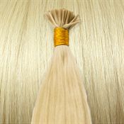 50 cm Cold Fusion hair extensions Platinablond 60#