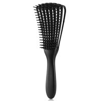 Curved Flex Hairbrush - Svart