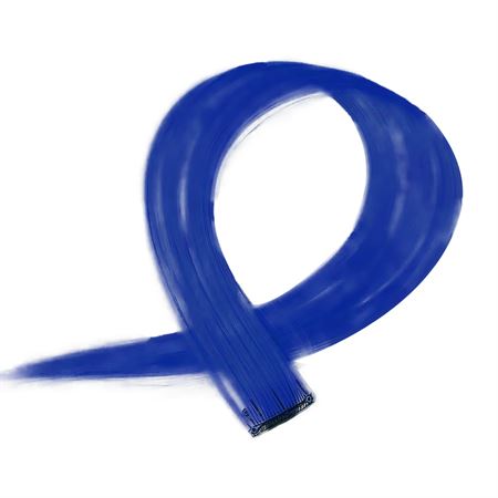 Koboltblå 50 cm - Crazy Color Clip On 