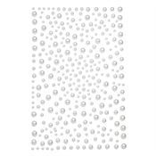 Dazzling Självhäftande Pärlor - Vit