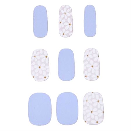 Semi Cured Gel Nail Stickers / Självhäftande nagellack - Winter Flower (JK-006)