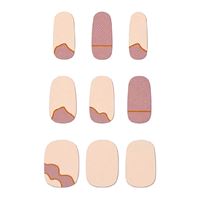 Semi Cured Gel Nail Stickers / Självhäftande nagellack - Nude Desert (JK-181)