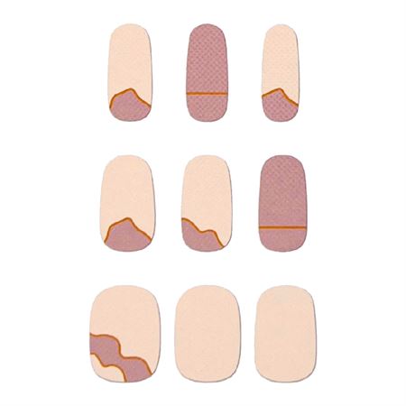 Semi Cured Gel Nail Stickers / Självhäftande nagellack - Nude Desert (JK-181)