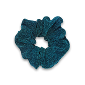 Glitter Scrunchie - Turkos