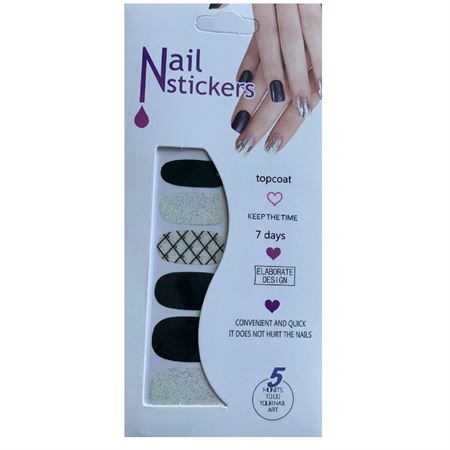 Nail Stickers - Nail Wrap 12 st no. 15