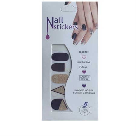 Nail Stickers - Nail Wrap 12 stk no. 03