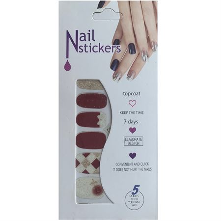 Nail Stickers - Nail Wrap 12 st no. 05