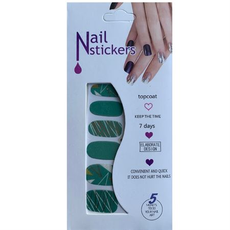 Nail Stickers - Nail Wrap 12 st no. 08