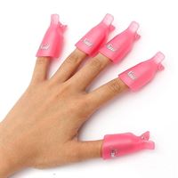 Fingerklämmor för att avläsna Shellac, Gellack  & Nagellack - 10 st