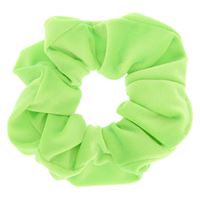  Neon Scrunchie hårsnodd - Neongrön 