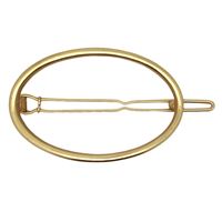 SOHO® oval cirkel hårclip - guld