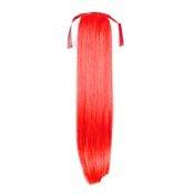 Pony tail extensions syntet Straight Total Red
