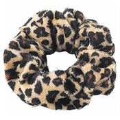 Scrunchie hårsnodd - Cotton Leopard