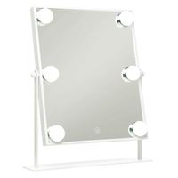 UNIQ Sminkspegel med ljus och touch funktion - vit