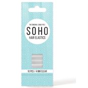 SOHO Snag-Free Hårsnoddar, transparent  - 10 st.