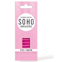 SOHO Snag-Free Hårsnoddar, rosa  - 10 st.