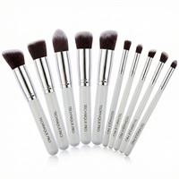 Technique Pro Makeupborstar, silver edition - 10 st